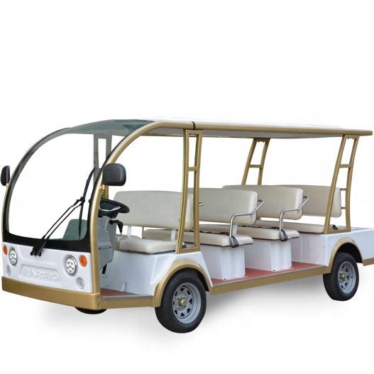 Electric Sightseeing Bus 4 Wheel Electric Vehicle Tourist Car Bus for Scenic Area